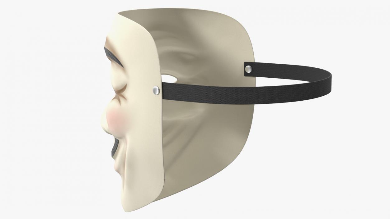 3D model Guy Fawkes Mask