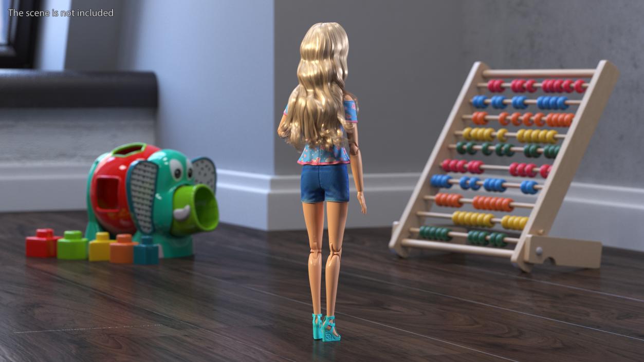 3D Barbie Doll Jeans Style(1)