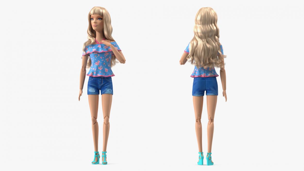 3D Barbie Doll Jeans Style(1)