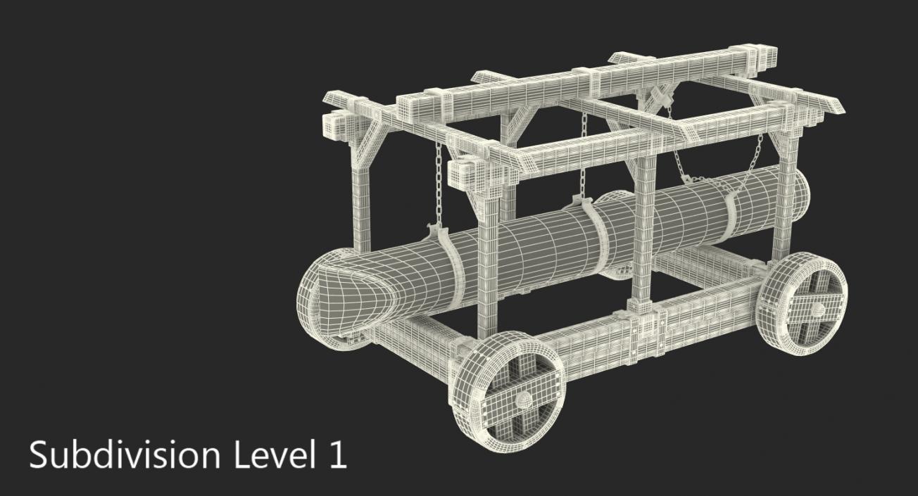 Battering Ram 3D Model 3D