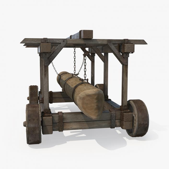 3D Medieval Siege Weapons Collection model