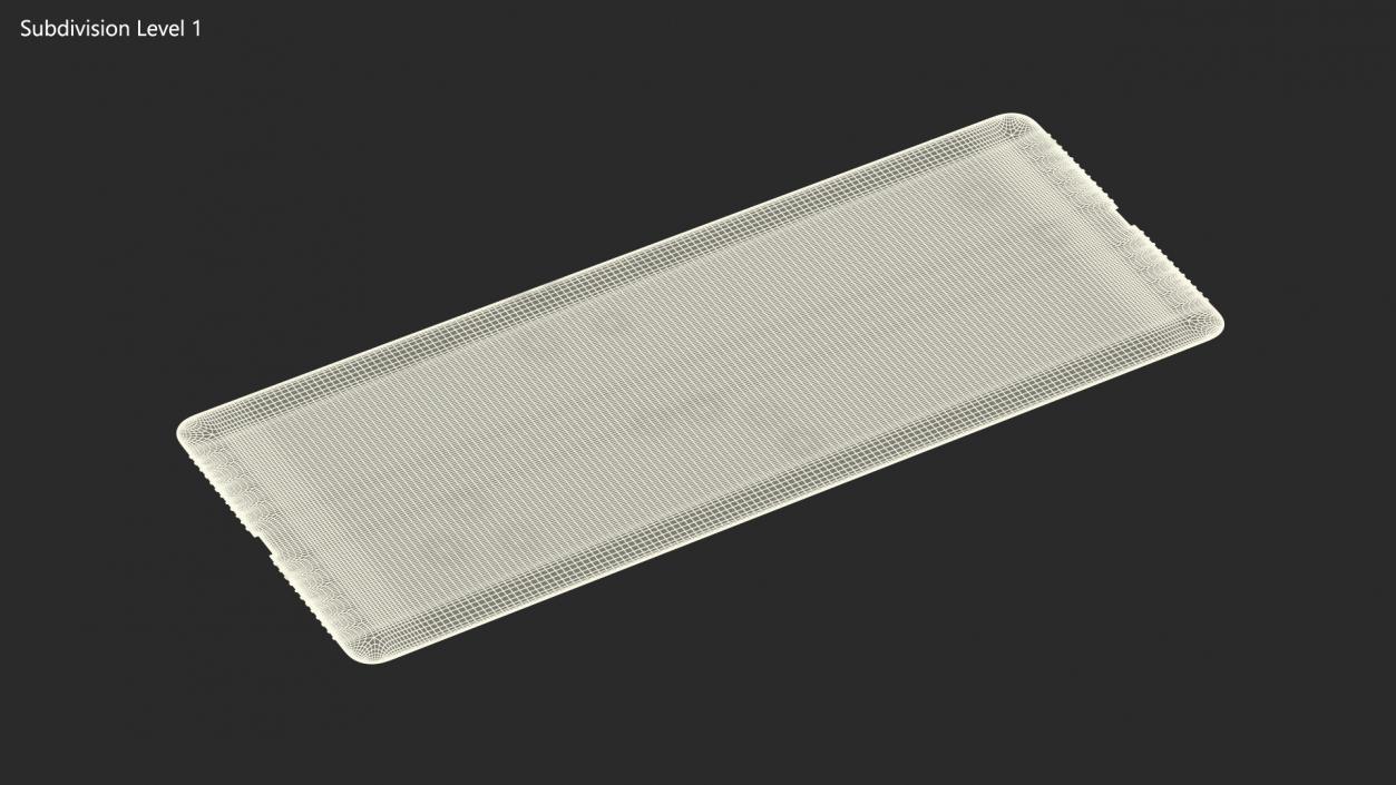 3D Blue Boarding Pass model