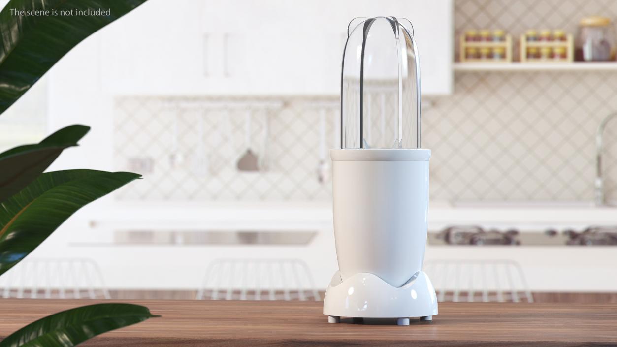 Portable Blender White 3D