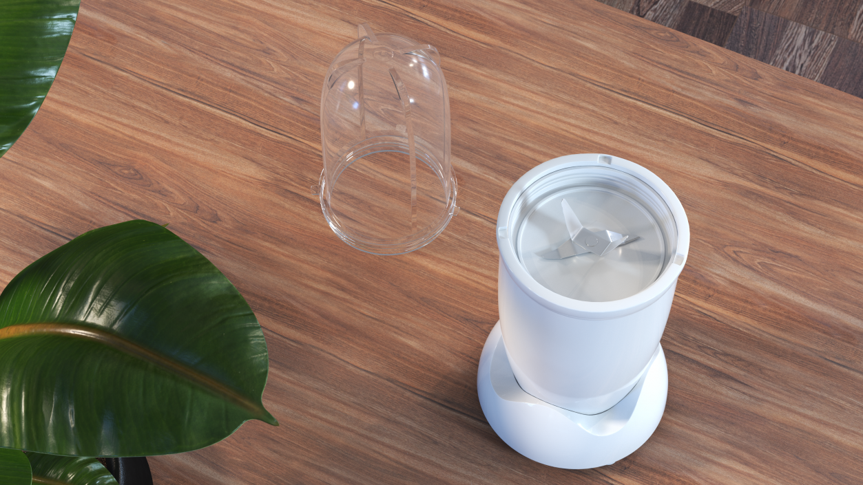 Portable Blender White 3D