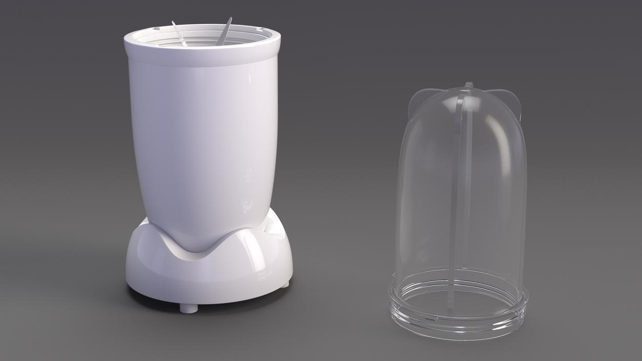 Portable Blender White 3D