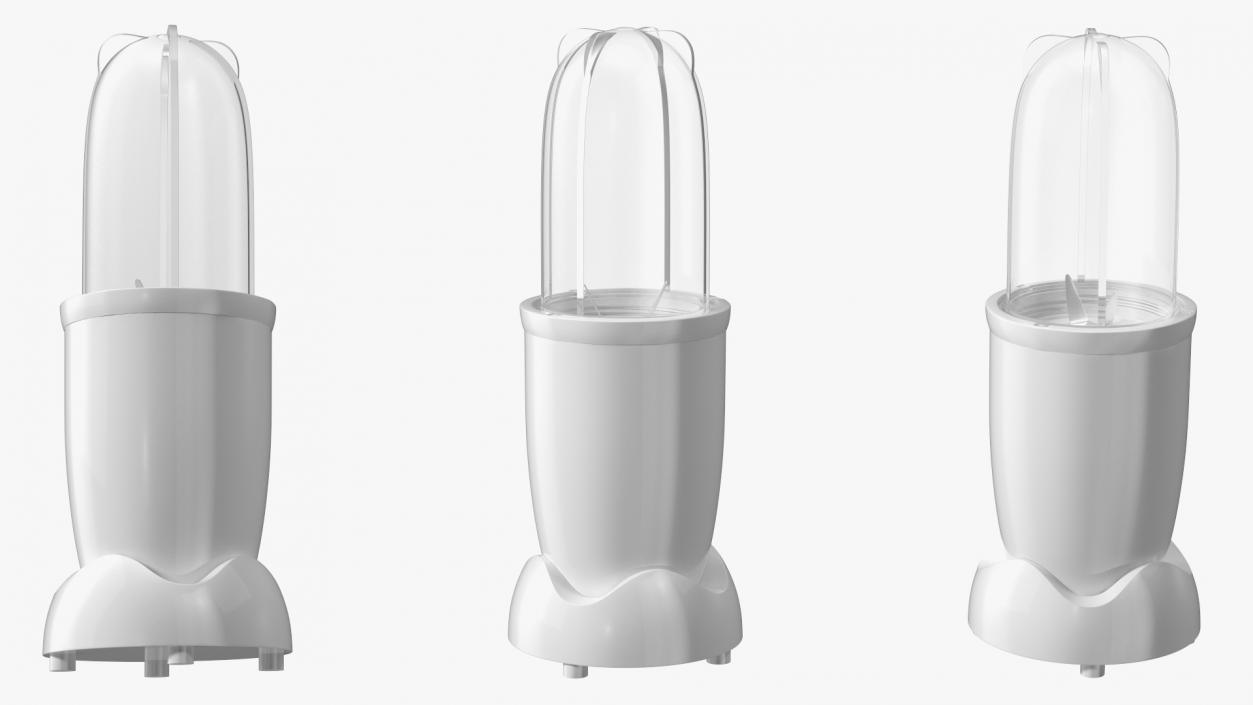 Portable Blender White 3D