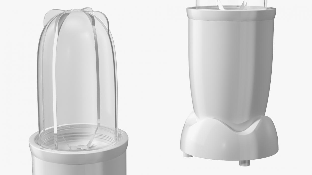 Portable Blender White 3D