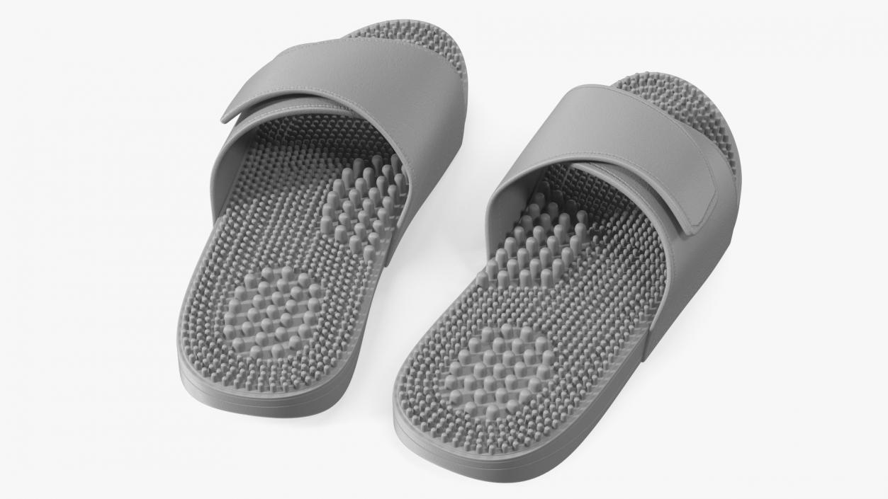 3D Health Foot Massage Slippers Grey model