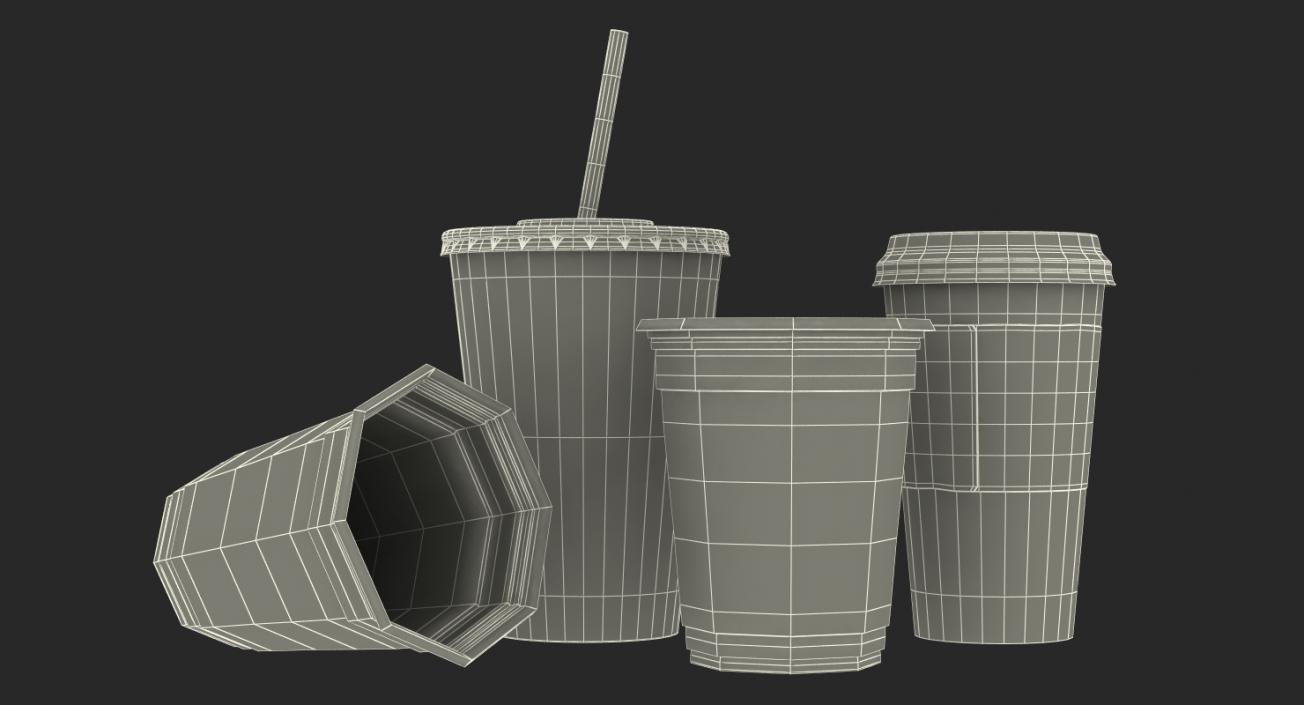 3D Disposable Cups Collection