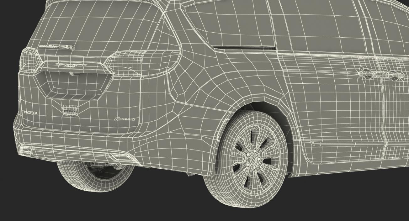 Generic Hybrid Minivan 3D