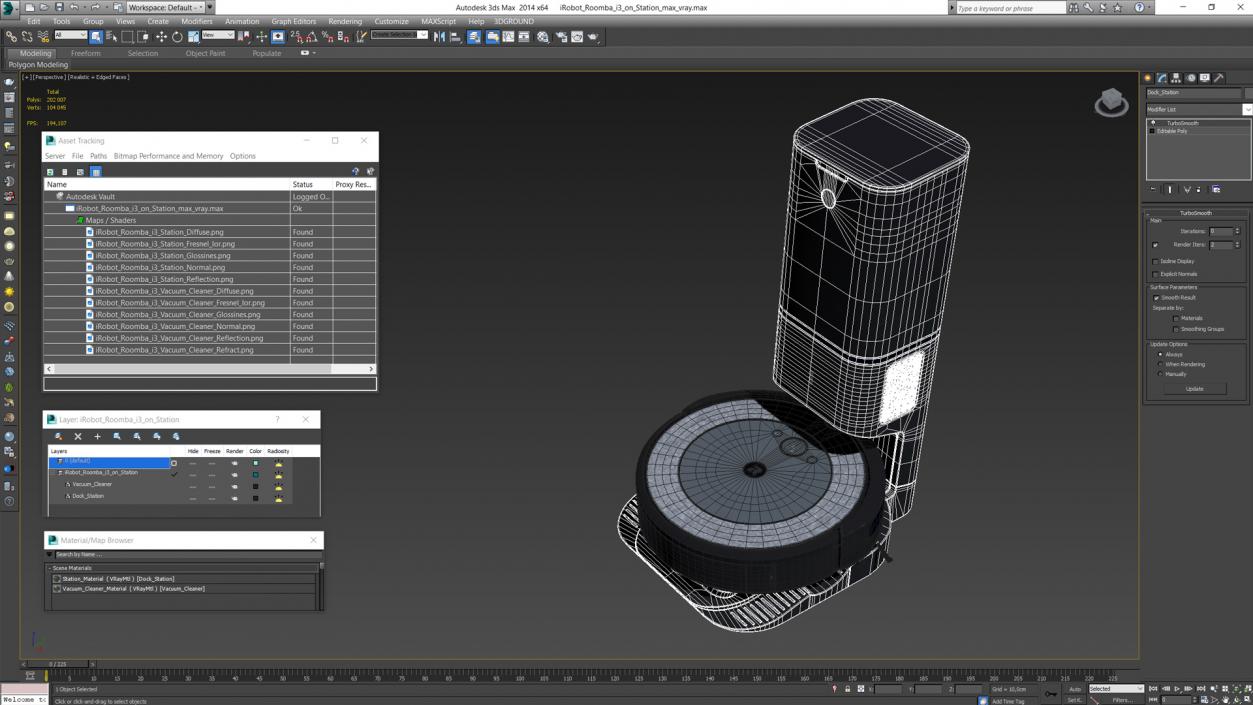 iRobot Roomba i3 on Station 3D