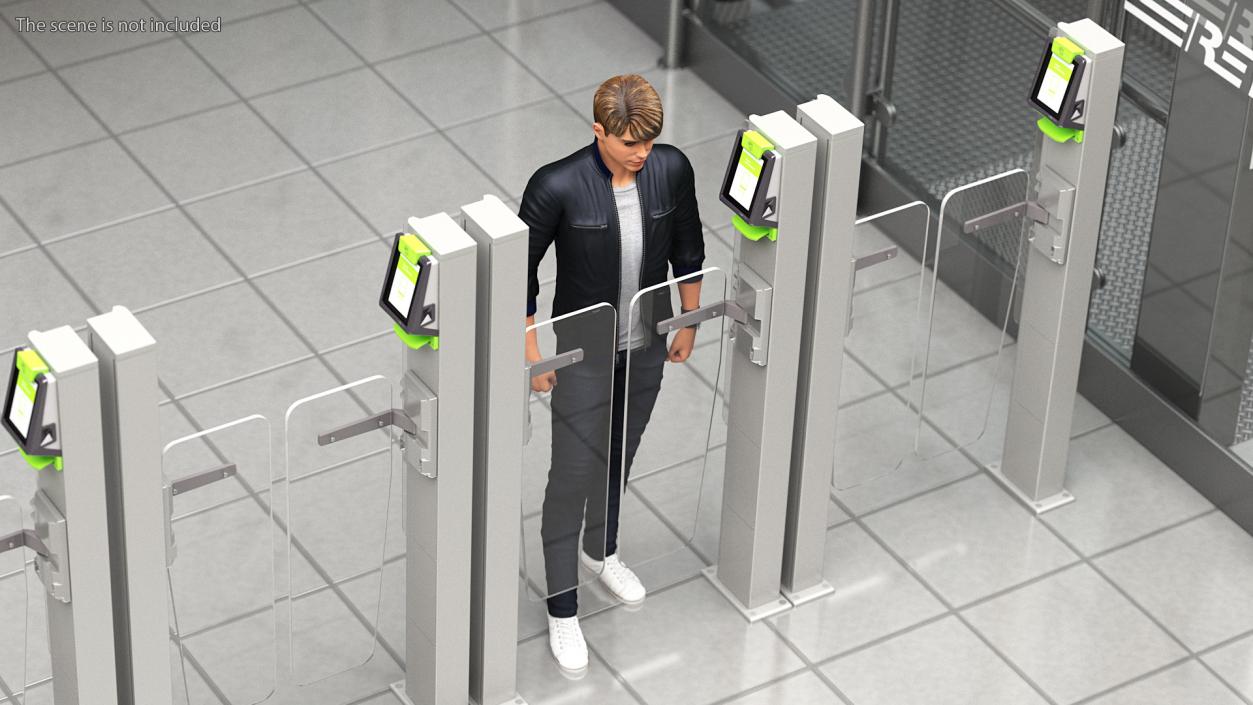 3D Flap Glass Smart Gate