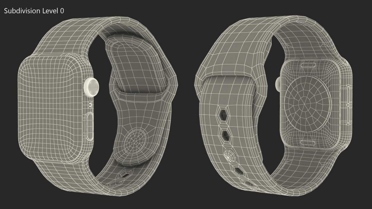 3D model Smartwatch with Band