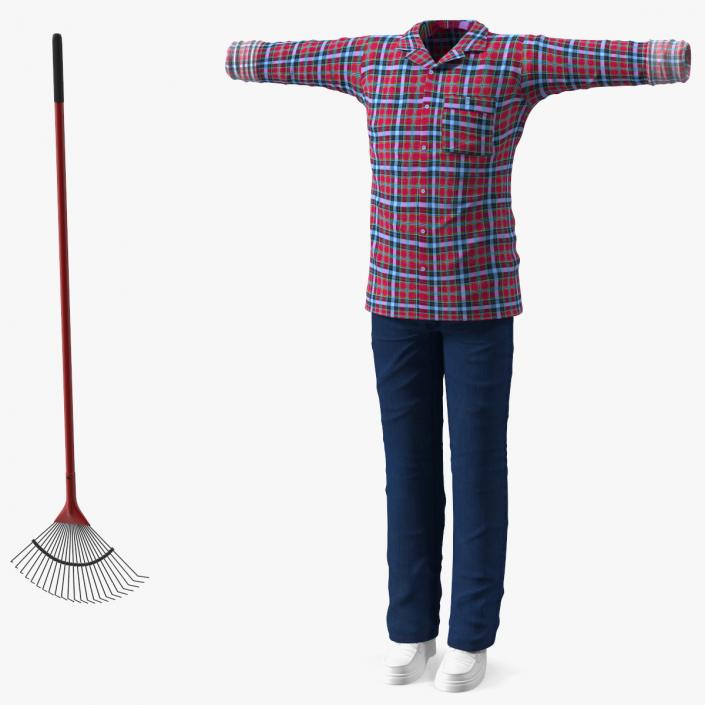 3D Gardener Clothes Set for Men model