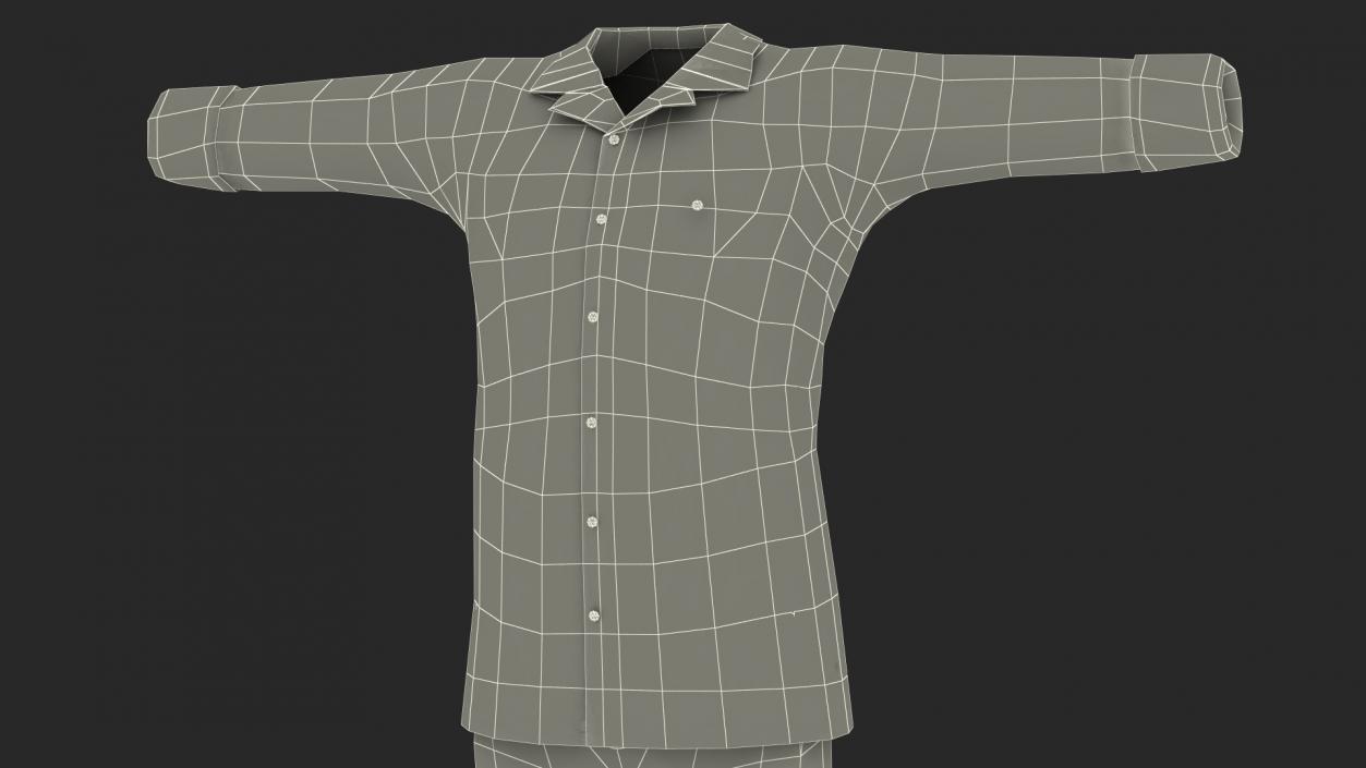 3D Gardener Clothes Set for Men model