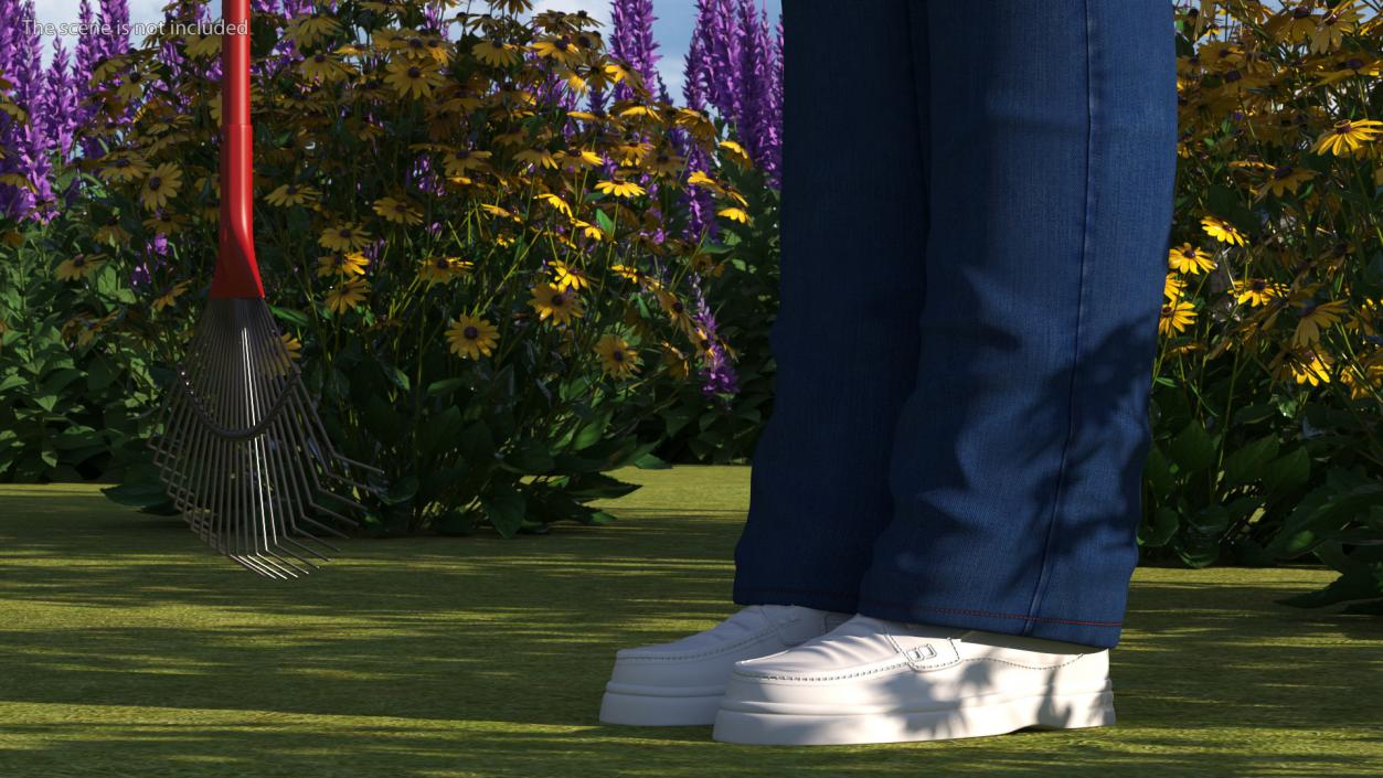 3D Gardener Clothes Set for Men model