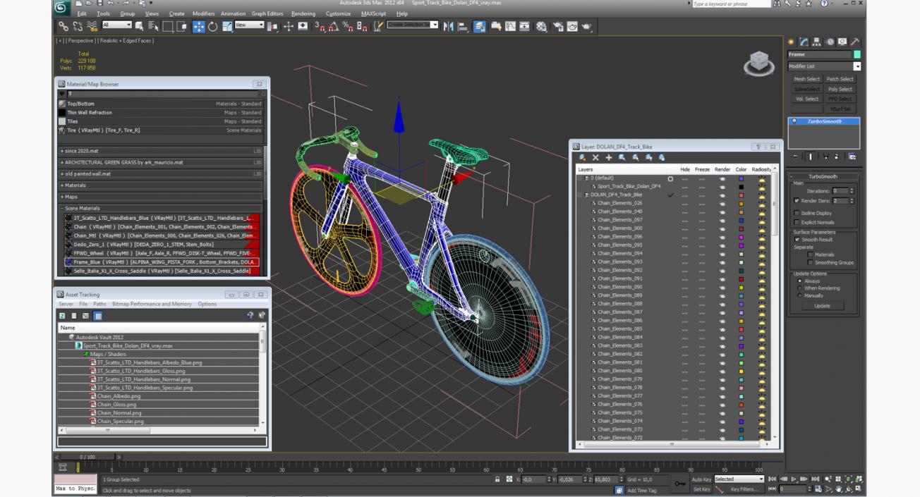 3D Sport Track Bike Dolan DF4