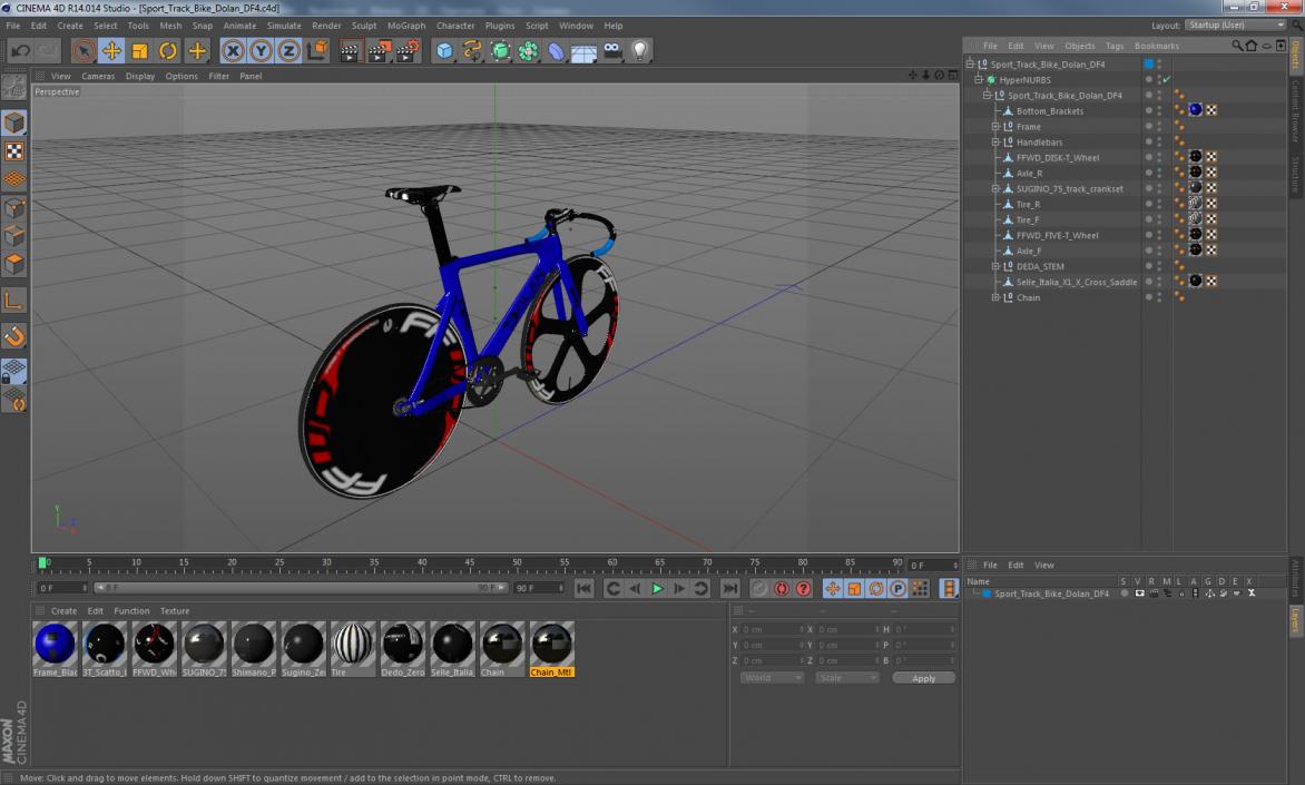 3D Sport Track Bike Dolan DF4