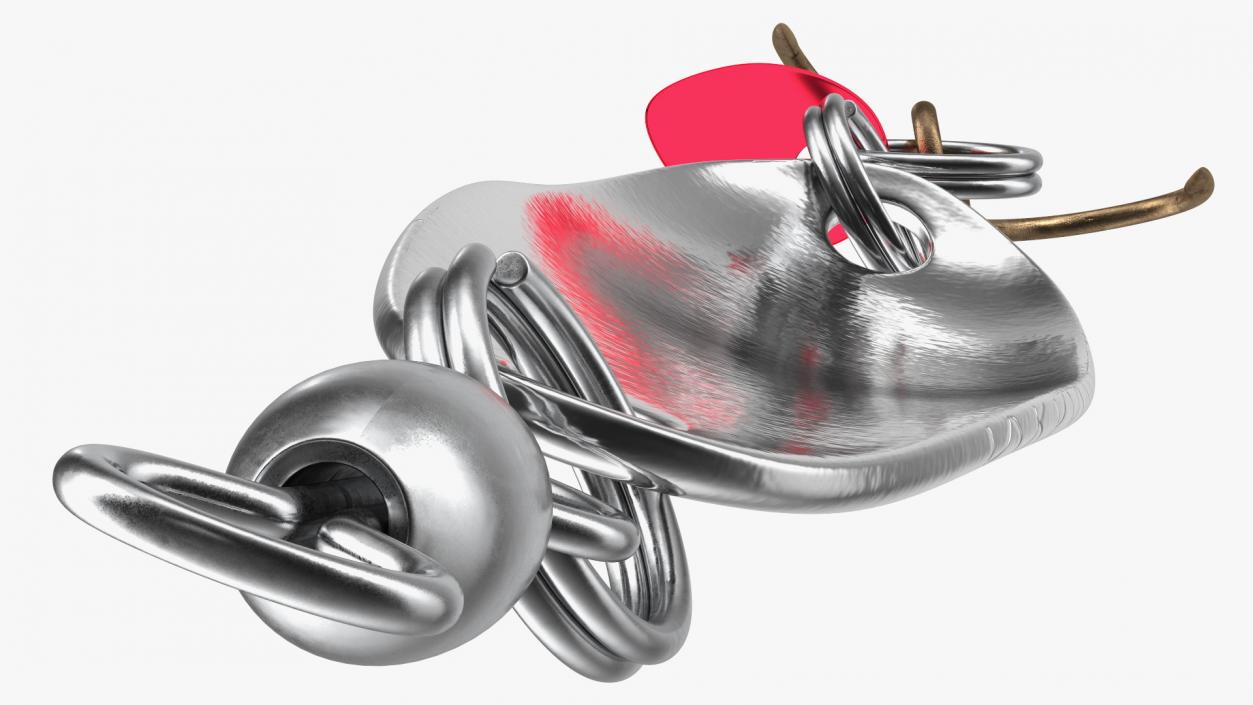 3D Silver Trolling Spoon Lure