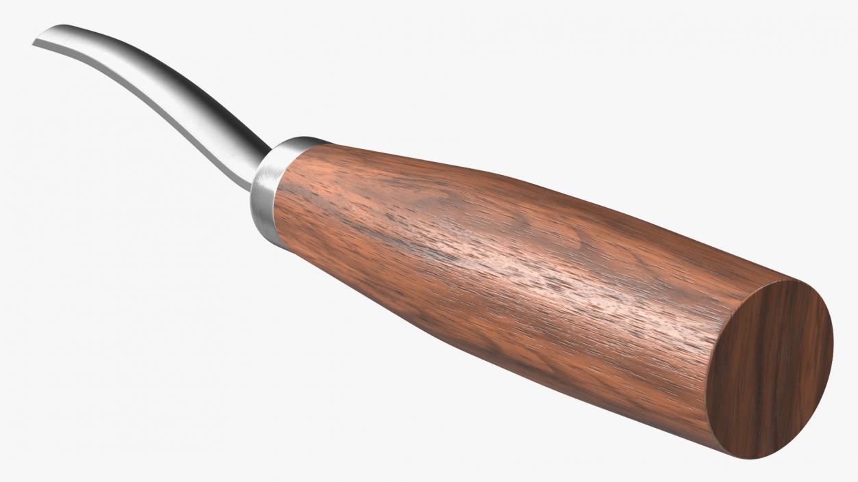 3D Sweep Gouge for Wood Carving model