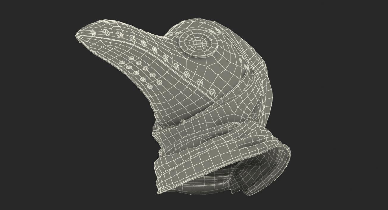 3D Plague Doctor Mask model