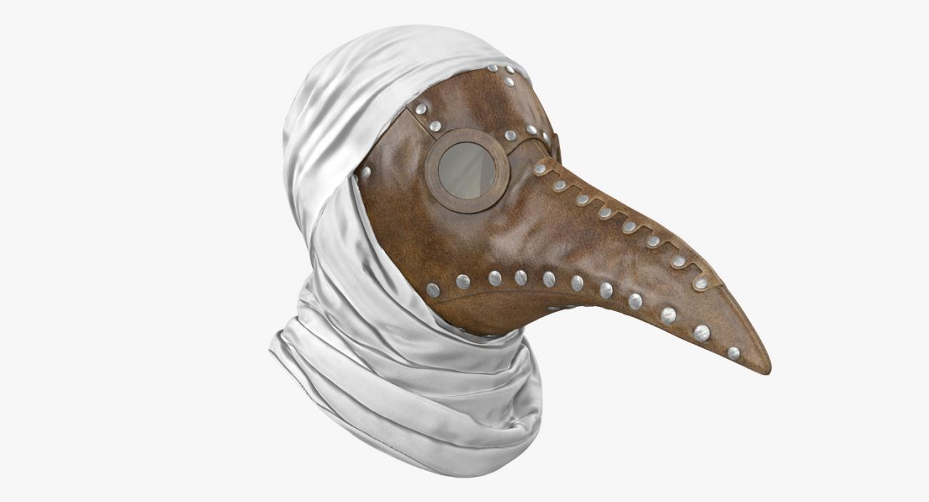 3D Plague Doctor Mask model