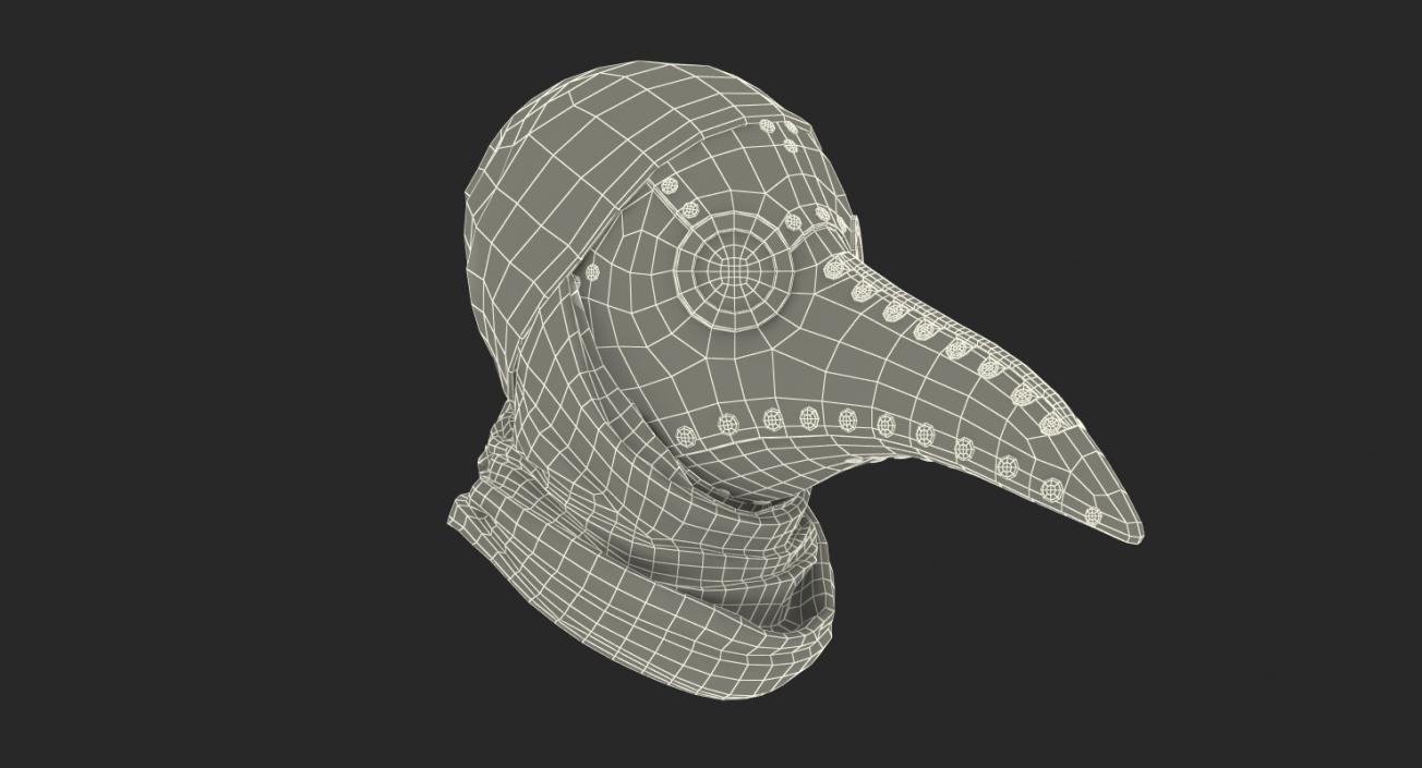 3D Plague Doctor Mask model