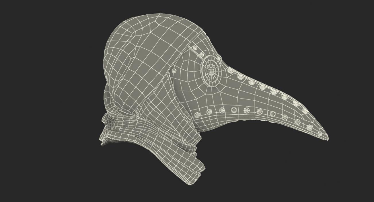 3D Plague Doctor Mask model