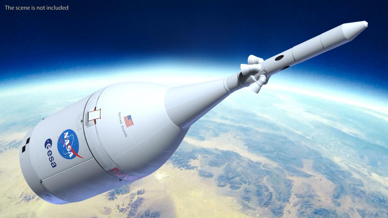 NASA Orion Multi-Purpose Crew Vehicle 3D