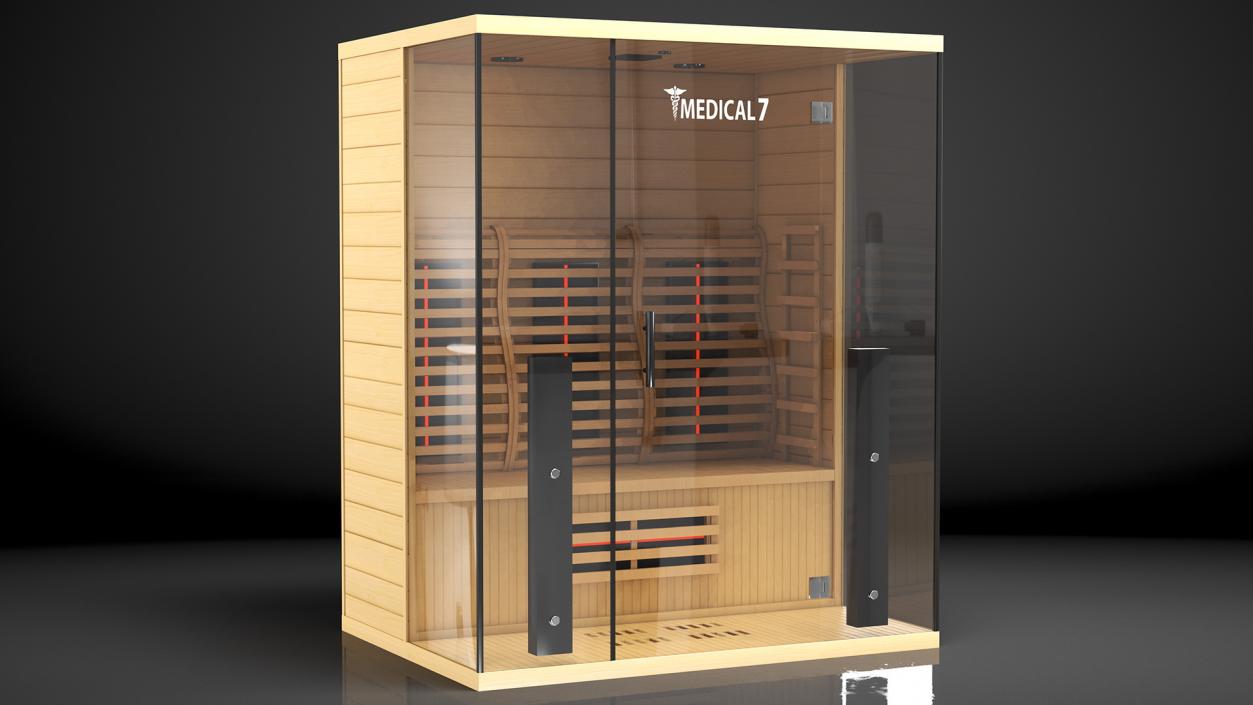 Medical 7 Ultra Full Spectrum Infrared Sauna 3D model