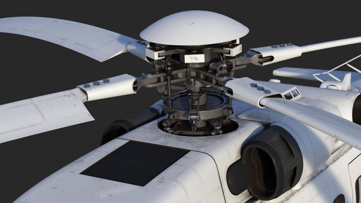 Civil Helicopter Generic 3D model