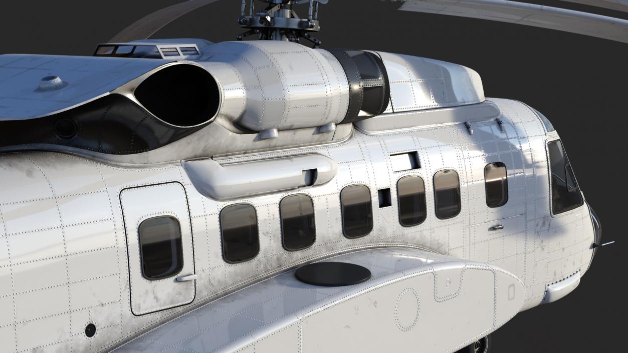 Civil Helicopter Generic 3D model