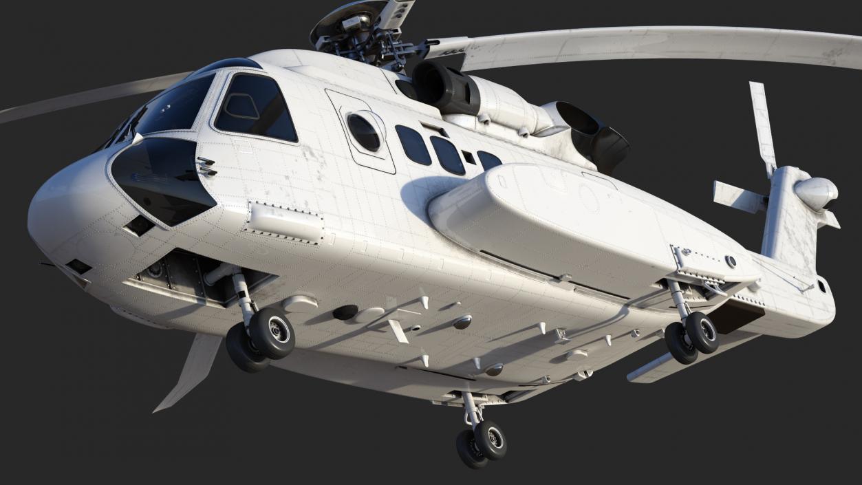 Civil Helicopter Generic 3D model