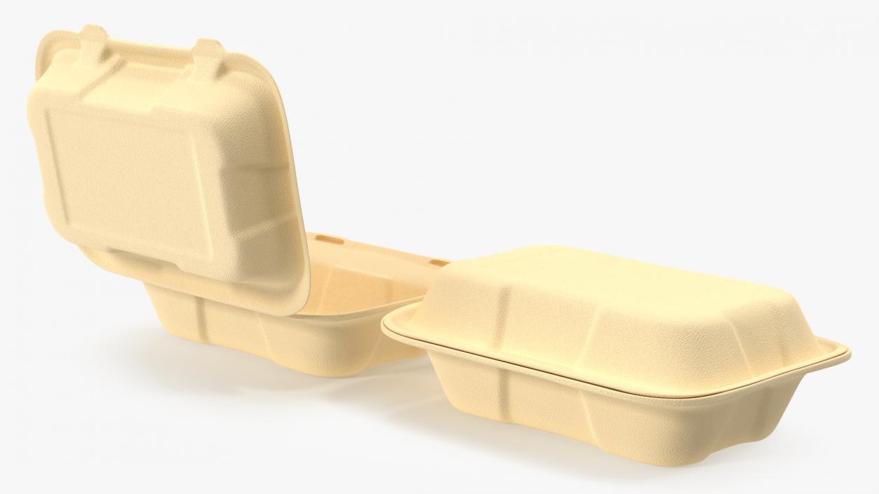 3D Bagasse Container Set