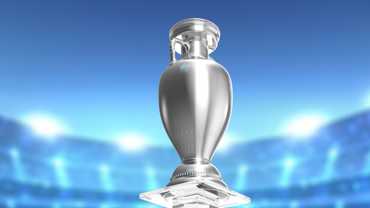 3D Soccer Championship Cup model