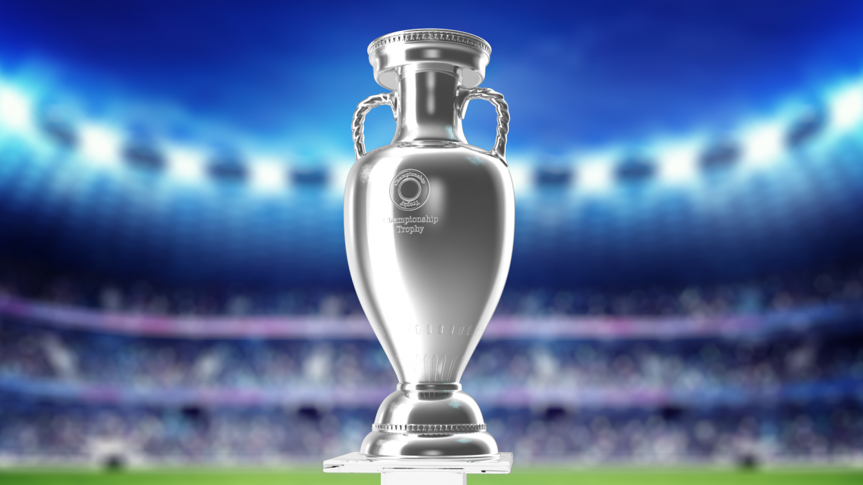 3D Soccer Championship Cup model