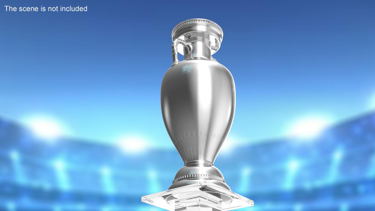 3D Soccer Championship Cup model