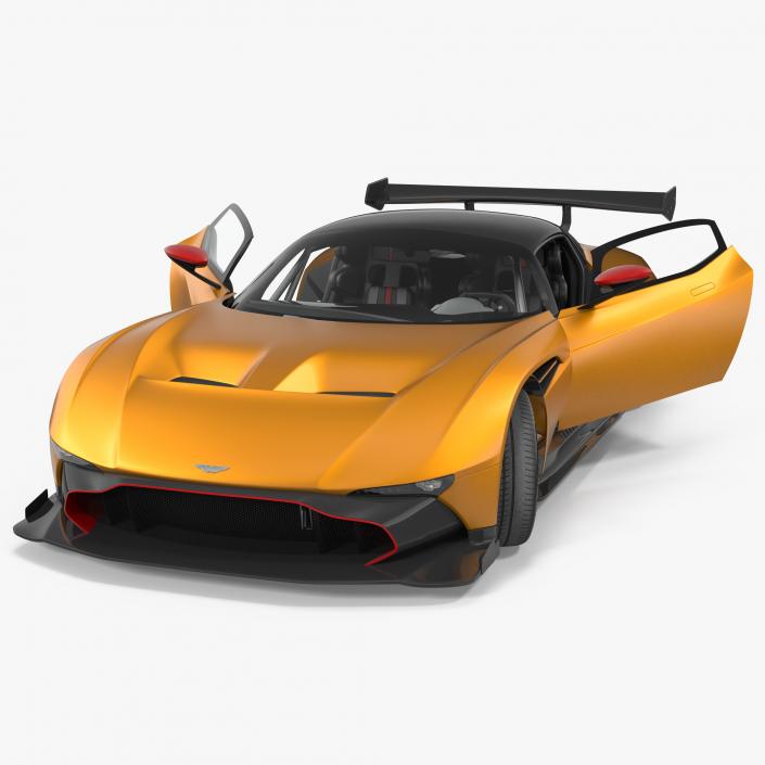 3D Aston Martin Vulcan 2016 Rigged