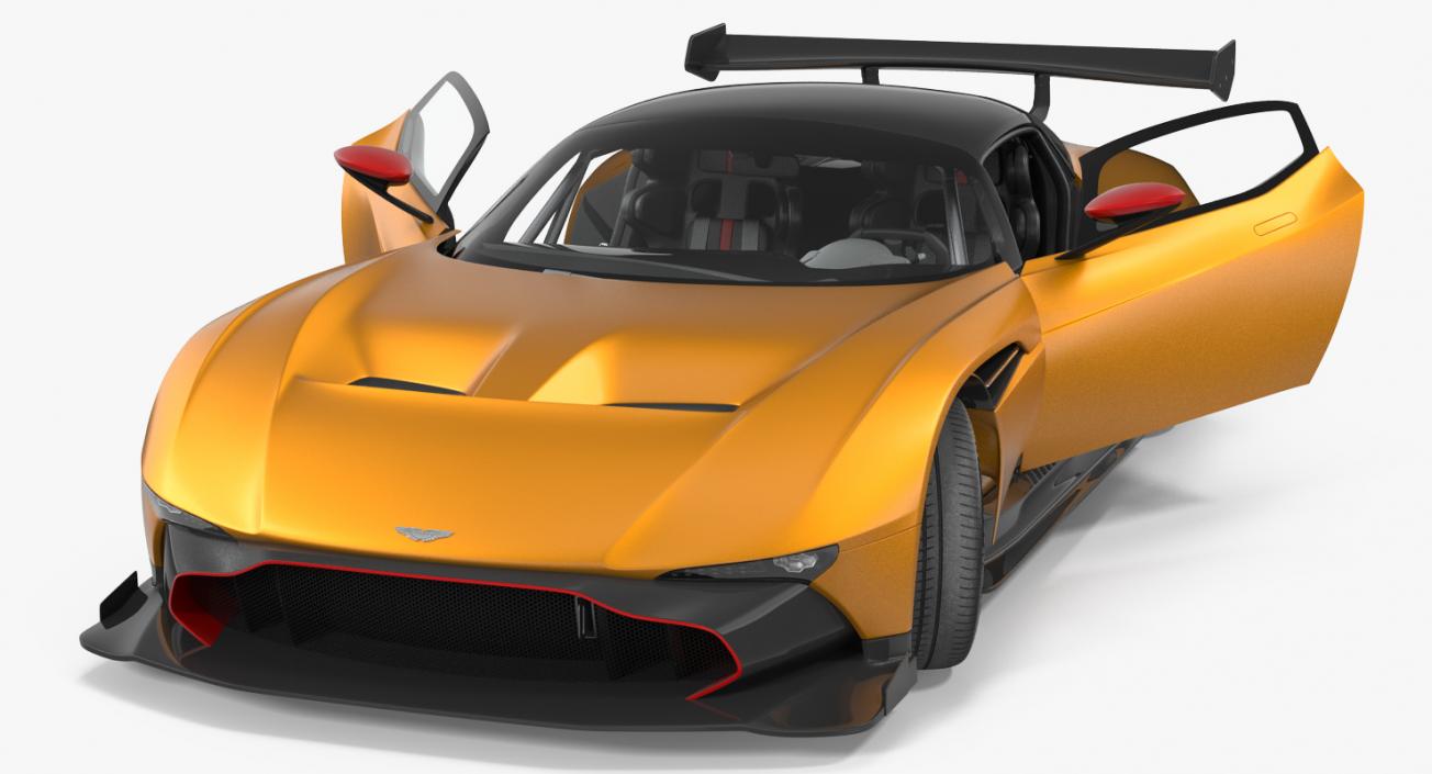 3D Aston Martin Vulcan 2016 Rigged