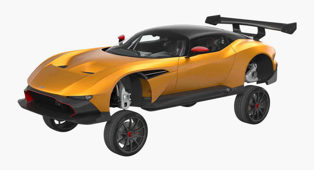 3D Aston Martin Vulcan 2016 Rigged