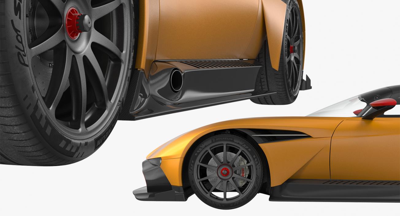 3D Aston Martin Vulcan 2016 Rigged