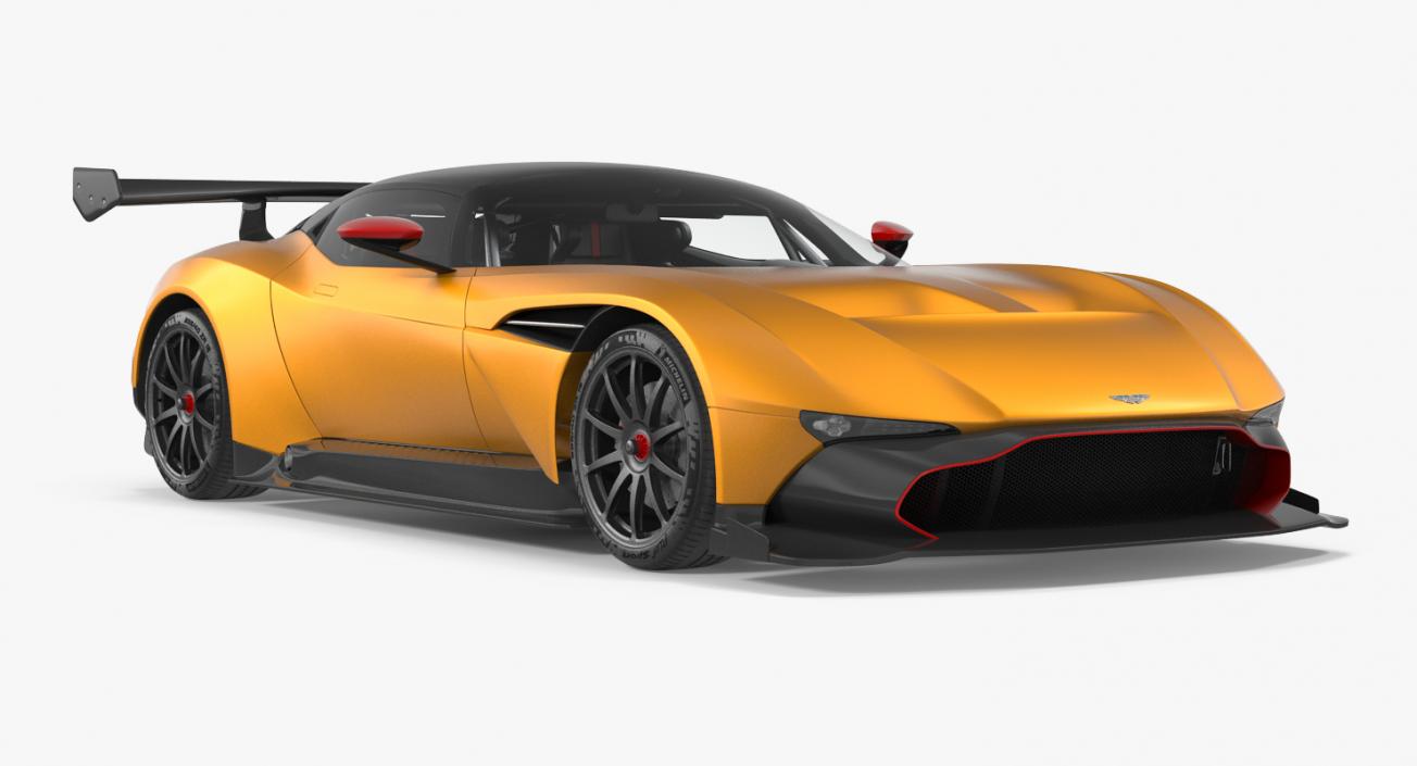 3D Aston Martin Vulcan 2016 Rigged