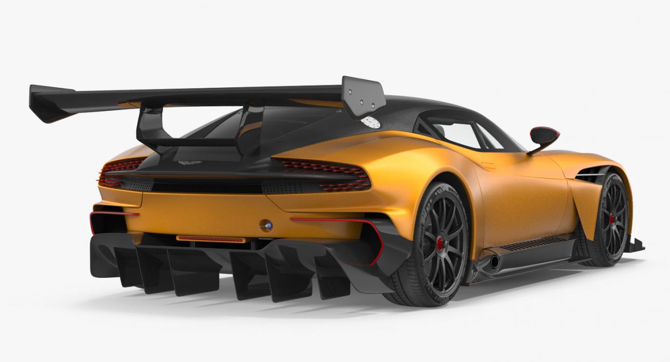 3D Aston Martin Vulcan 2016 Rigged