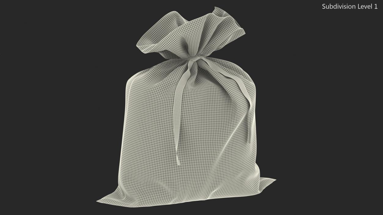 3D Money Bag Ethereum model