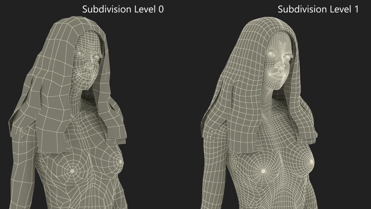 3D model European Woman Nude Style