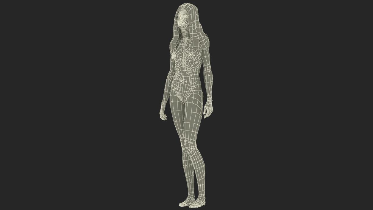 3D model European Woman Nude Style