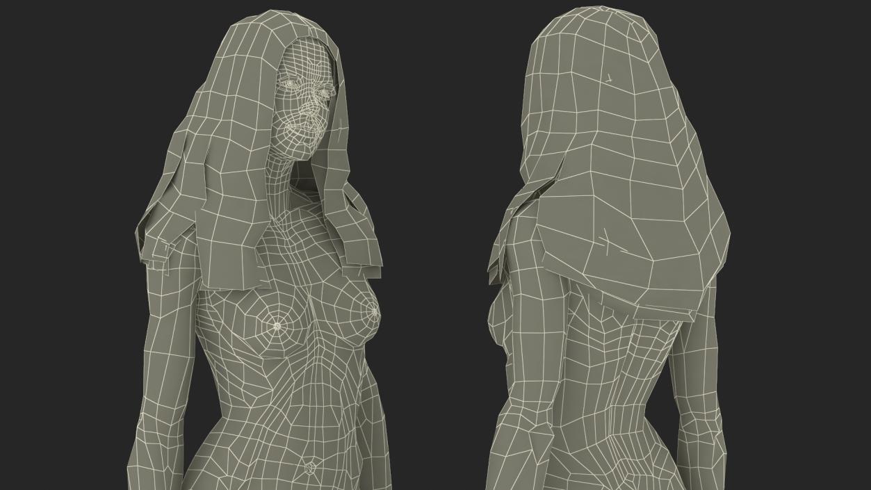 3D model European Woman Nude Style