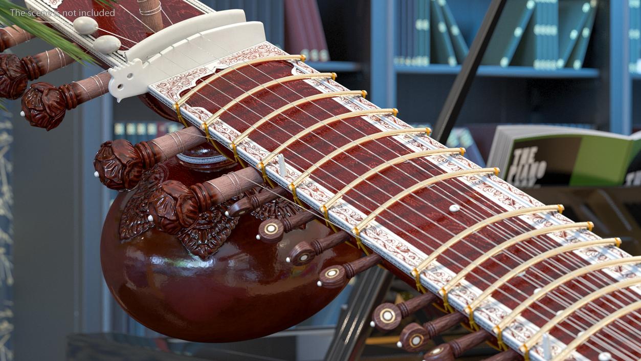 3D model Traditional Stringed Instruments Collection 4