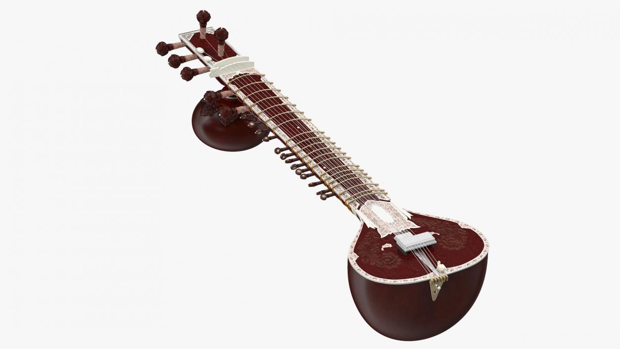 3D model Traditional Stringed Instruments Collection 4