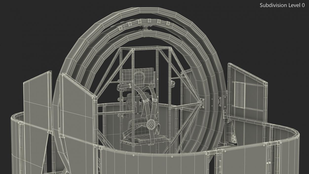 3D Astronaut Multi Axis Trainer model